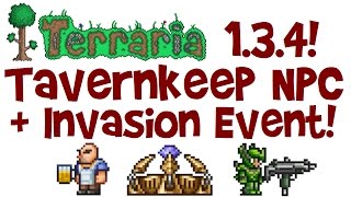 Eternia Crystal amp Tavernkeep NPC Terraria 134 Update Spoilers  Old Ones Army invasion gameplay [upl. by Maurreen]