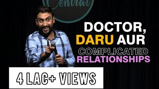 Doctor Daru Aur Complicated Relationships Standup Comedy By Inder Sahani [upl. by Teerprug]