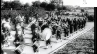 WWII USA Womens Army Corps WAC Arrive in the UK Archive Footage [upl. by Nicki]