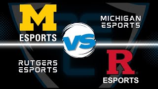 Michigan Esports vs Rutgers Esports  OW2  Big Esports Conference  Regular Season Week 6 [upl. by Leonteen]