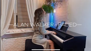 Alan Walker Faded Piano cover by Elena PianoLife [upl. by Vasiliu]