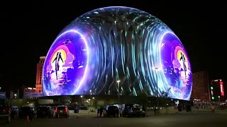 U2 concert uses stunning visuals to open massive Sphere venue in Vegas [upl. by Ayhay]