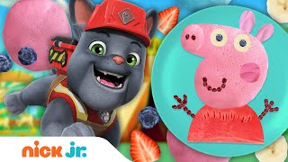 Snack Time Guessing Game 5 w Rubble amp Crew Bossy Bear amp Peppa Pig  Nick Jr [upl. by Ellery518]