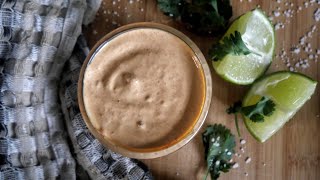 Chipotle Mayo  Roasted Garlic Chipotle Aioli Recipe [upl. by Laurena]