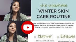 Winter Skincare Routine Tips for Glowing Healthy Skin [upl. by Daisey]