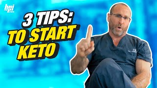 3 Tips to Getting Started on the Ketogenic Diet [upl. by Netsirk]