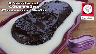 Comment faire un fondant au chocolat au cuiseur solo tupperware [upl. by Eidnahs]