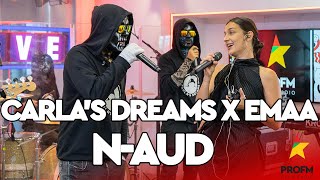 Carlas Dreams x EMAA  Naud  PROFM LIVE Session [upl. by Nairdad]