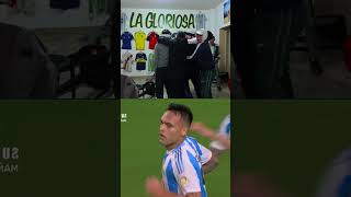 REACCIÓN AL GOL DE ARGENTINA VS COLOMBIA futbol ARGENTINA colombiavirallagloriosa7 copaamerica [upl. by Anuhsal754]