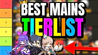 Maplestory Reboot BEST Mains TIERLIST post newage [upl. by Maribelle]