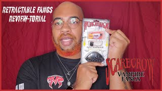 Scarecrow Retractable Vampire Fangs Reviewtorial  DDare Bionic [upl. by Animsay676]