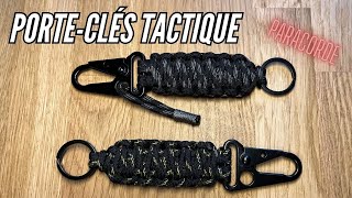 Tutoriel  Porteclé tactique King cobra en paracorde [upl. by Inava]