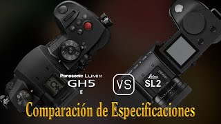 Panasonic Lumix GH5 II vs Leica SL2 Una Comparación de Especificaciones [upl. by Toille]