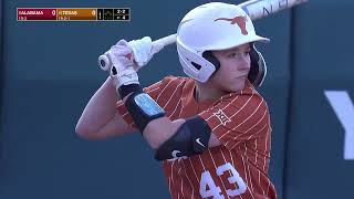 9 Alabama vs 10 Texas  Women Softball Mar 102023 [upl. by Euqinmod701]