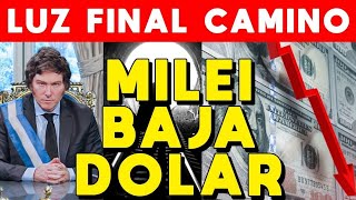 MILEI BAJA EL DÓLAR 🚨 ANTICIPA BAJA DE PRECIOS Y DISMINUCIÓN INFLACIÓN HAY LUZ AL FINAL DEL CAMINO [upl. by Blankenship]