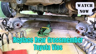 Replace Rear Crossmember Toyota Vios [upl. by Grosz197]