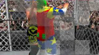 WWF Smackdown 2 owen hart vs doink the clown HACKED STEEL CAGE MATCH [upl. by Haas]