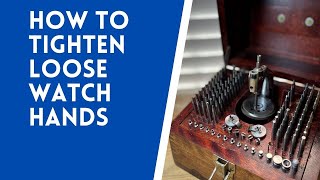 How to Fix Loose Watch Hands With a Staking Set [upl. by Berget211]