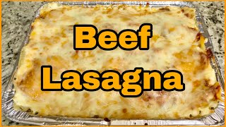 HOW TO MAKE LASAGNA  BEEF LASAGNA Dish [upl. by Oderfigis]