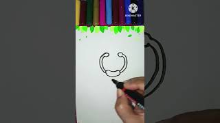 Stethoscope latestvideo shortvideo youtube trendingshorts drawinglessons short reels short [upl. by Franzoni]