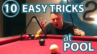 TOP 10 Pool TRICK Shots and PRANKS Part 3  EASY [upl. by Narahs]