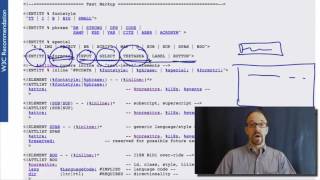 Metadata MOOC 36 HTML DTD [upl. by Jerrol]