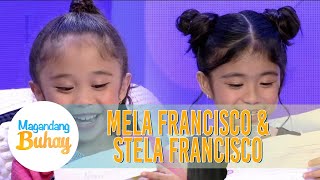 Mela and Stelas touching letter for her Mama and Papa  Magandang Buhay [upl. by Doughman]