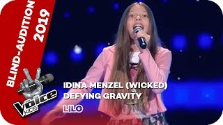 Idina Menzel  Defying Gravity Lilo  Blind Audition  The Voice Kids 2019  SAT1 [upl. by Meaghan694]