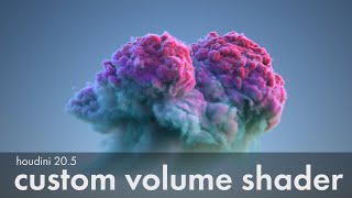 Houdini 205  custom volume shader [upl. by Elyn820]