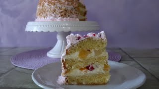 Chiara prepara Torta chantilly alla frutta  Divertirsi in cucina [upl. by Johnsson422]