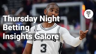 NBA Prop Bets Predictions for Your Thursday Night [upl. by Meehaf]