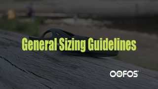 OOfos Recovery Footwear Sizing Guide [upl. by Hedda953]