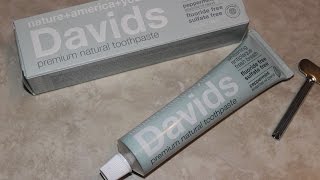 Davids Premium Natural Toothpaste naturaltoothpaste [upl. by Shelly]