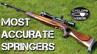 Most Accurate Airguns  Springer Air Rifles [upl. by Nishom576]