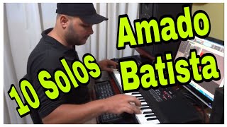 10 SOLOS DE AMADO BATISTA NO TECLADO KORG MICROARRANGER POR EMMANUEL SAMPAIO [upl. by Tzong440]