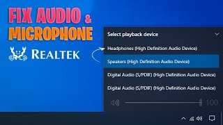 How to install Realtek Audio Manager amp Fix Headphone Problems [upl. by Cyrill]