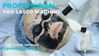 Professional YAG Laser Machine for Tattoo Removal Pigmentation and Carbon Peeling [upl. by Havener]