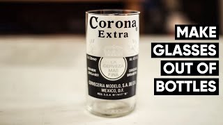 How to make Corona beer bottles into glasses every time NO FIRE [upl. by Malek44]