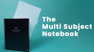 Introducing Rocketbook Multi Subject Notebook [upl. by Anek44]