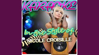 Une Femme Avec Toi In the Style of Nicole Croisille Karaoke Version [upl. by Naved607]