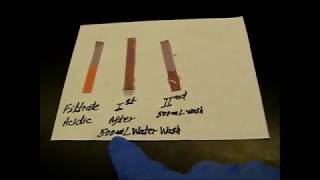 Nitration of Bromobenzene Reaction Part2 [upl. by Winton]