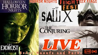 LIVE Halloween Horror Nights HHN Saw Fright Fest Universal Studios Hollywood [upl. by Nothgiel176]