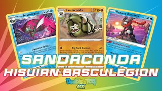 SandacondaHisuian Basculegion  Budget PTCGL Deck Profile [upl. by Ahsened]