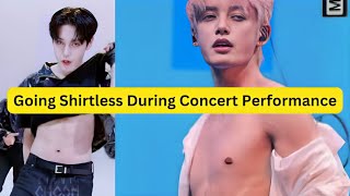 ZEROBASEONE’s Kim Jiwoong Shocks Fans by Going Shirtless During Concert Performance [upl. by Auka223]