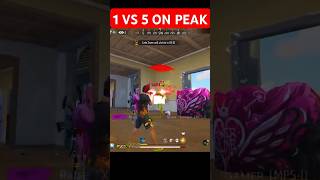 Unbelievable Showdown 1 Player Takes on 5 in Epic Free Fire Peak Battle freefire totalgaming ff [upl. by Robbie]