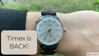 Watch Unboxing Timex Marlin Automatic review [upl. by Dagney]