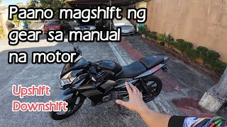 Paano magshift ng gear sa manual na motor [upl. by Ydnes]