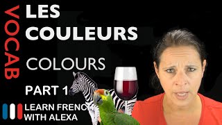 Colours in French Part 1 basic French vocabulary from Learn French With Alexa [upl. by Haberman778]