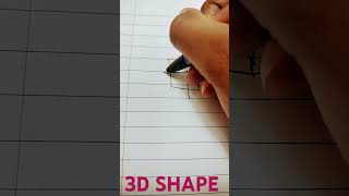 3D Shape📐shapesdrawing [upl. by Ingamar]