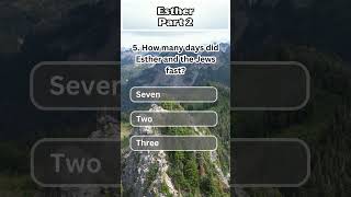 Bible Trivia  Esther BibleTrivia BibleStudy Bible Jesus Christianity Salvation quiz kjv [upl. by Cyna189]